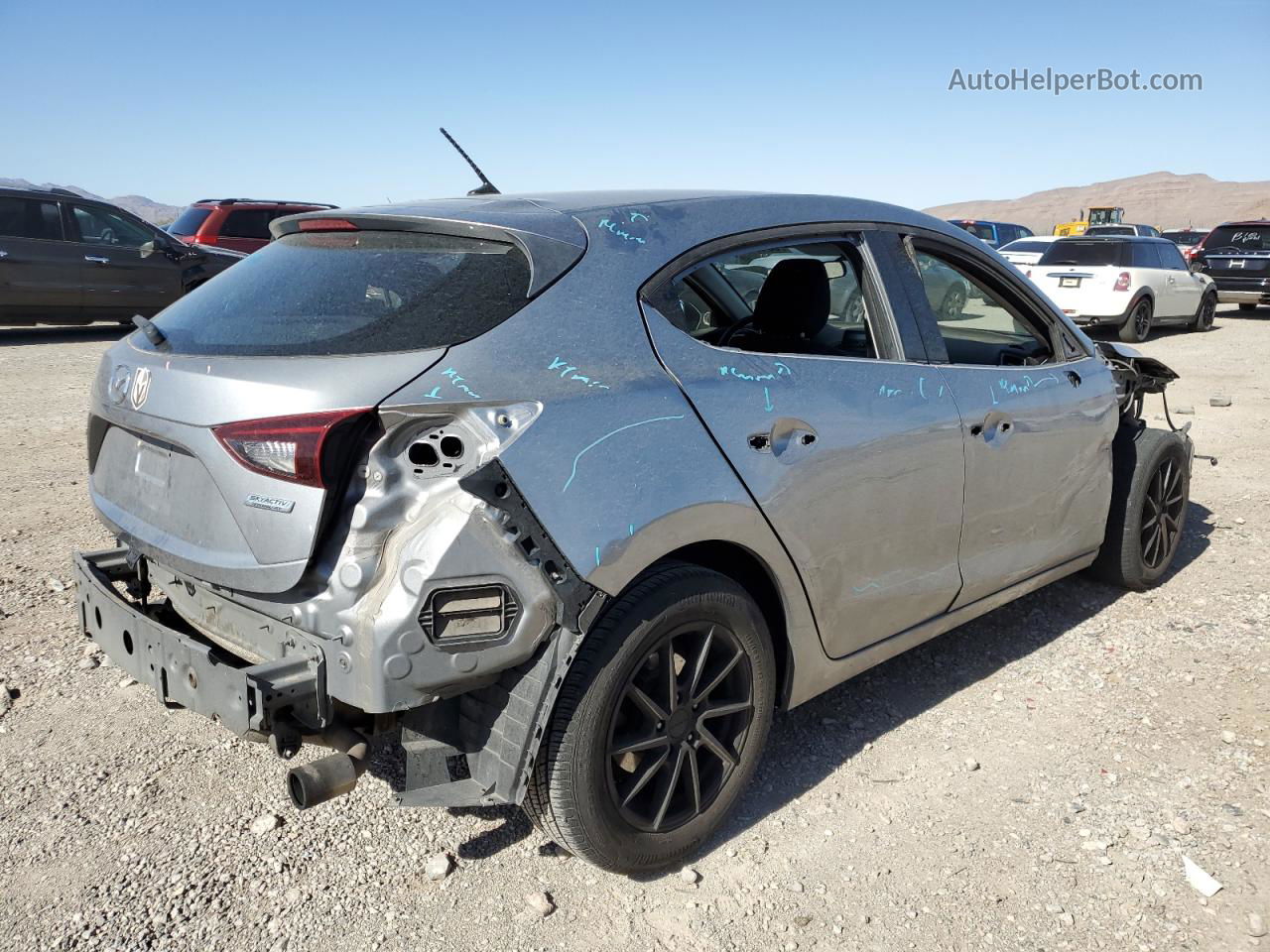 2014 Mazda 3 Sport Silver vin: JM1BM1K76E1168899