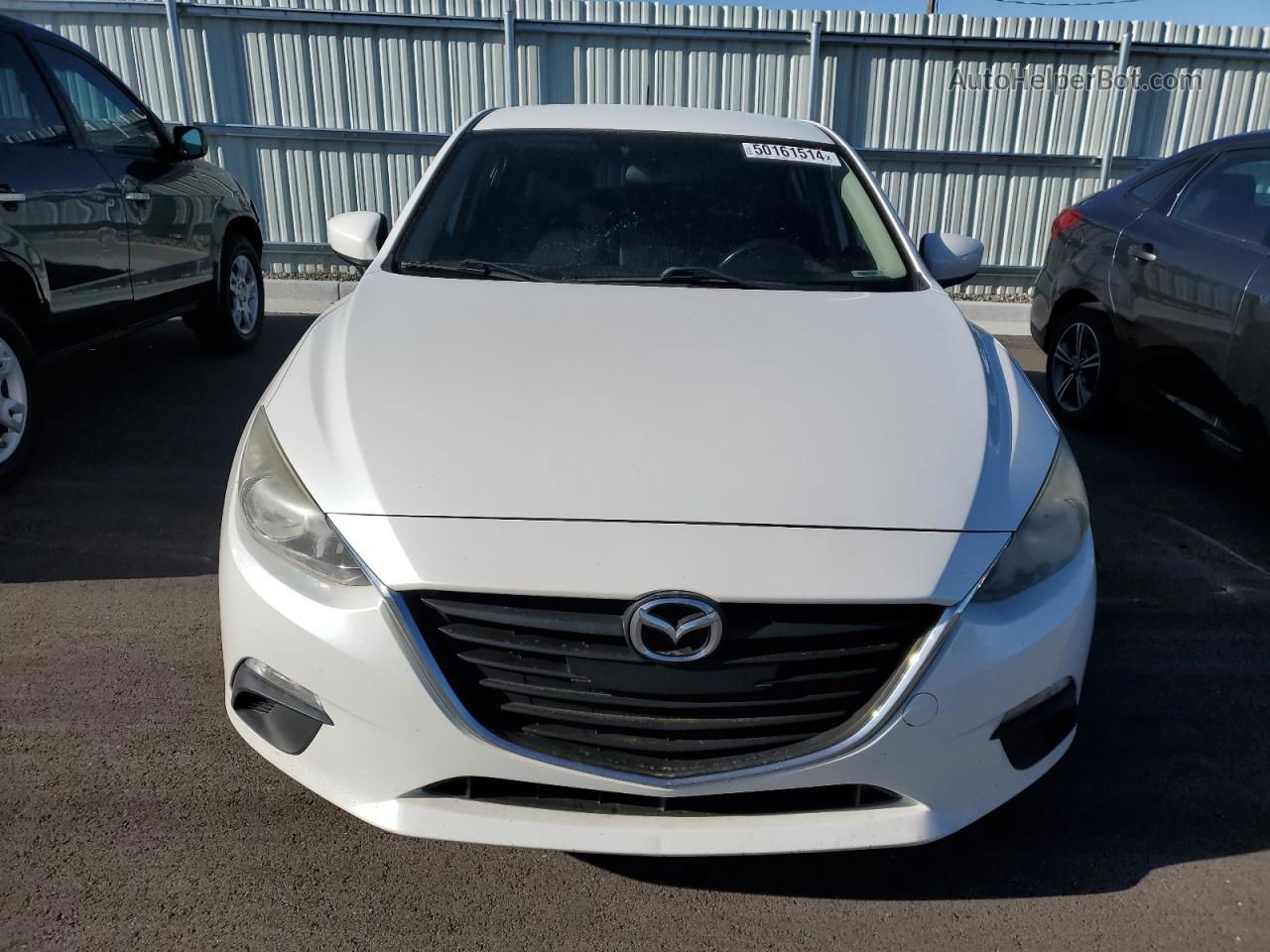 2016 Mazda 3 Sport White vin: JM1BM1K76G1319968