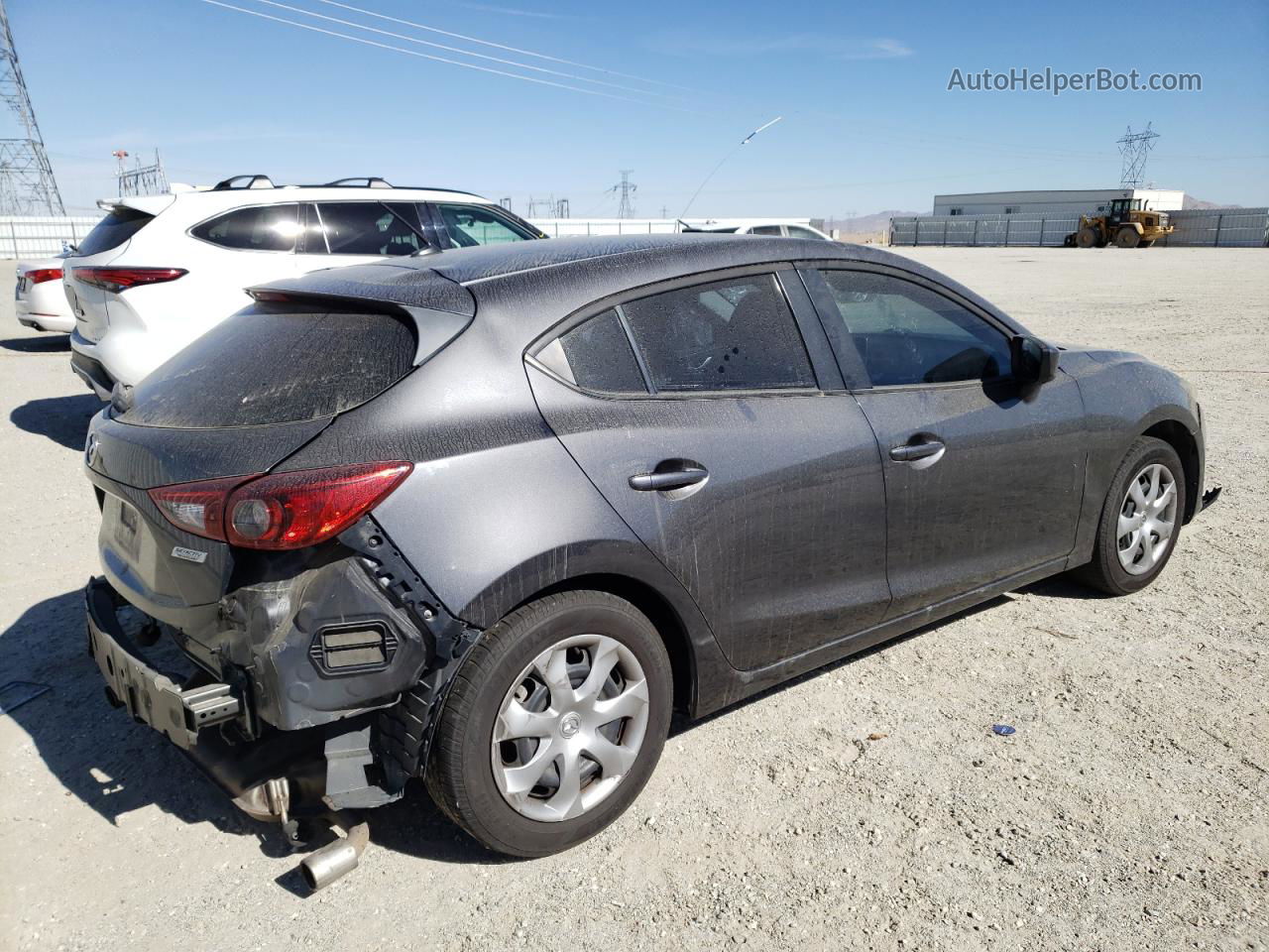 2015 Mazda 3 Sport Gray vin: JM1BM1K7XF1222268