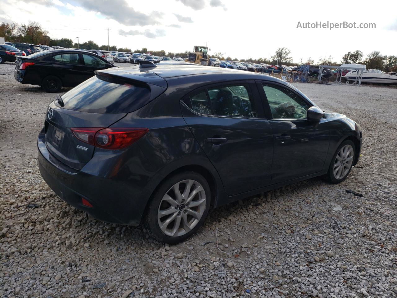 2015 Mazda 3 Touring Gray vin: JM1BM1L30F1243089