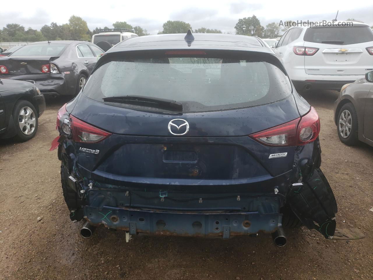 2014 Mazda 3 Touring Blue vin: JM1BM1L31E1146336