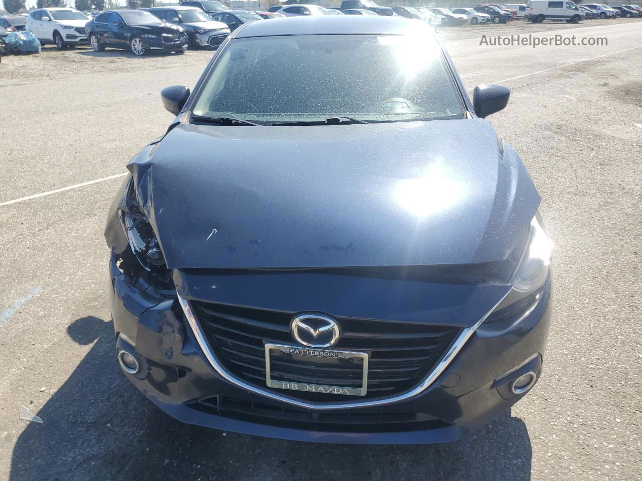 2014 Mazda 3 Touring Blue vin: JM1BM1L31E1162990