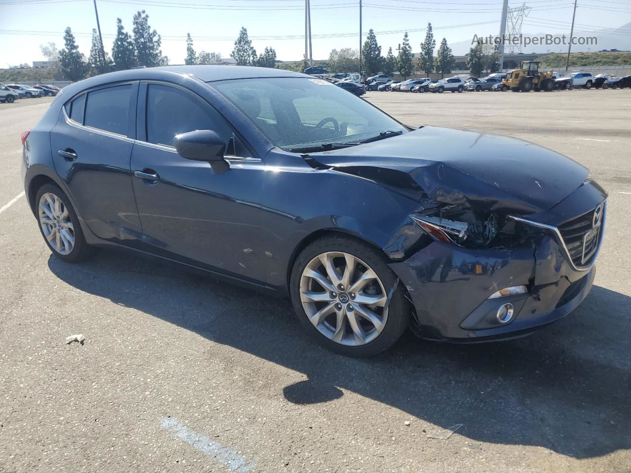 2014 Mazda 3 Touring Blue vin: JM1BM1L31E1162990