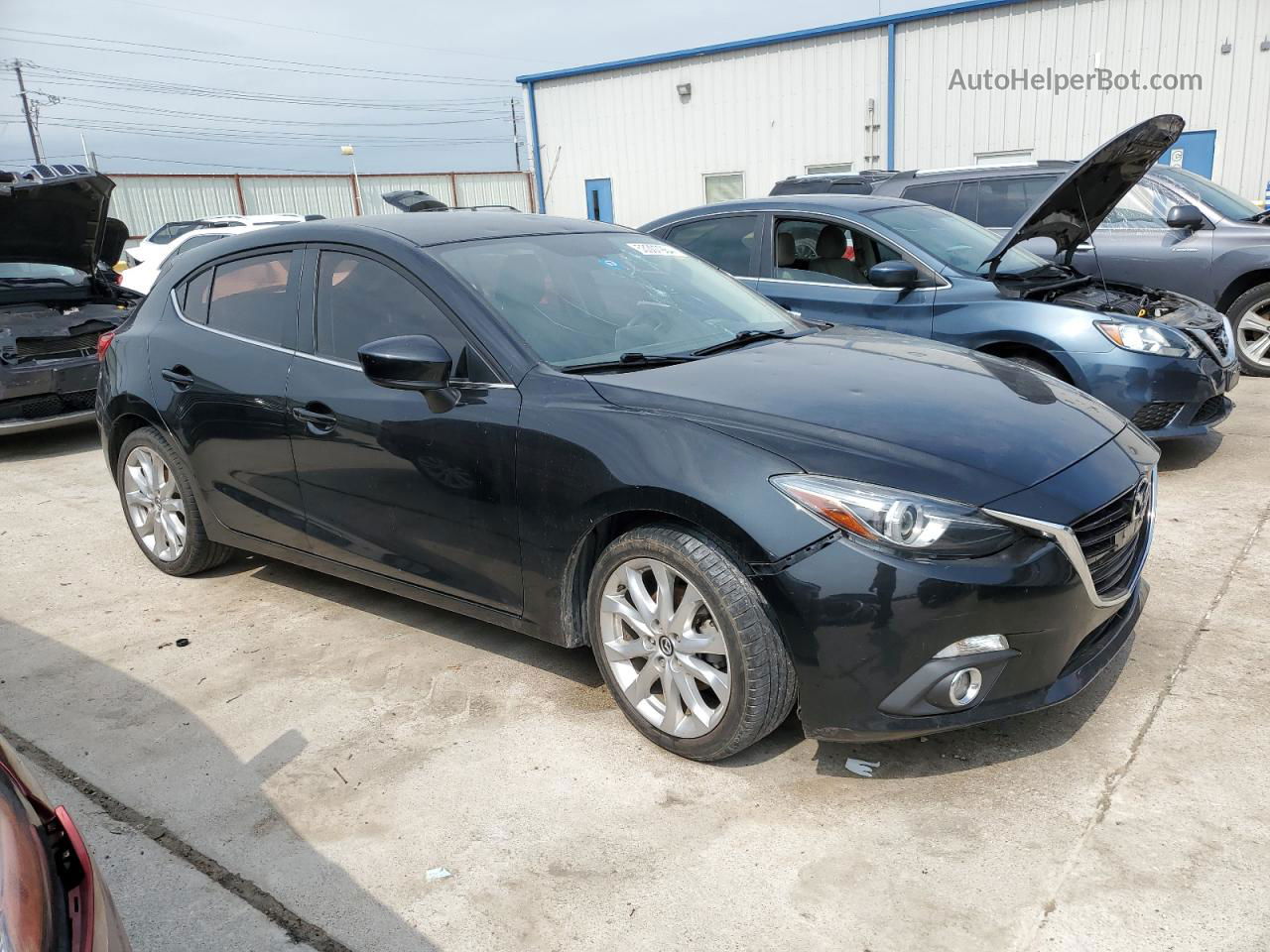 2014 Mazda 3 Touring Black vin: JM1BM1L31E1188392