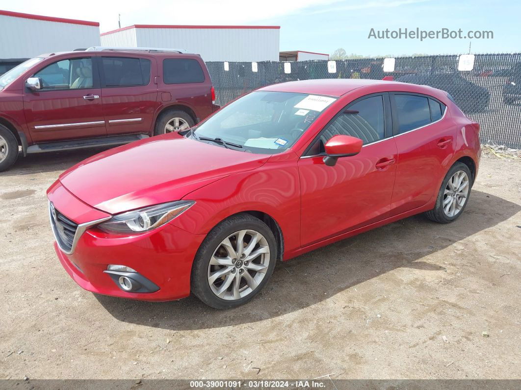 2014 Mazda Mazda3 S Touring Red vin: JM1BM1L32E1208858