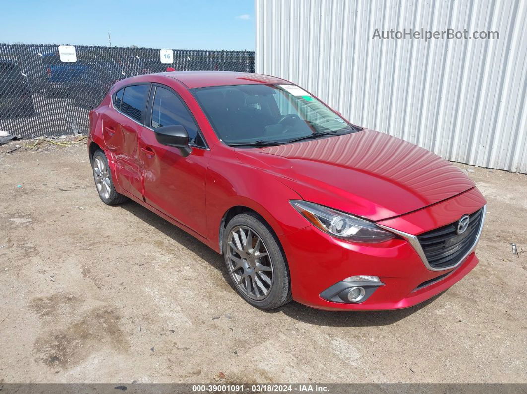 2014 Mazda Mazda3 S Touring Red vin: JM1BM1L32E1208858