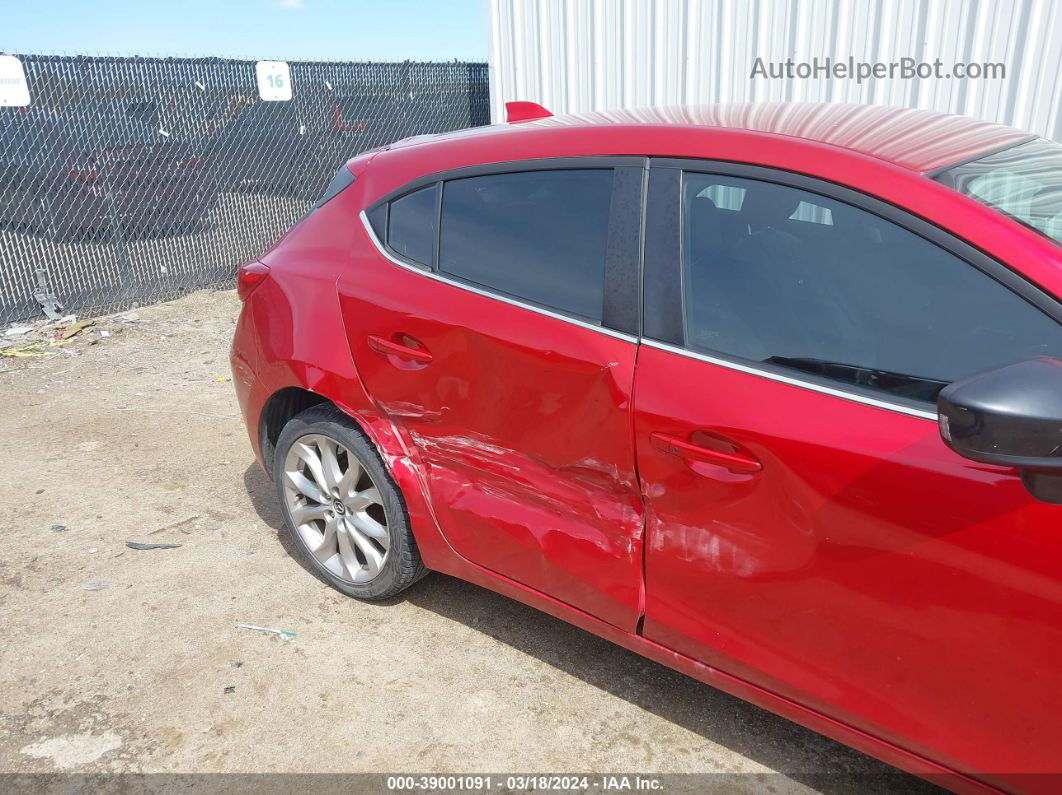 2014 Mazda Mazda3 S Touring Red vin: JM1BM1L32E1208858