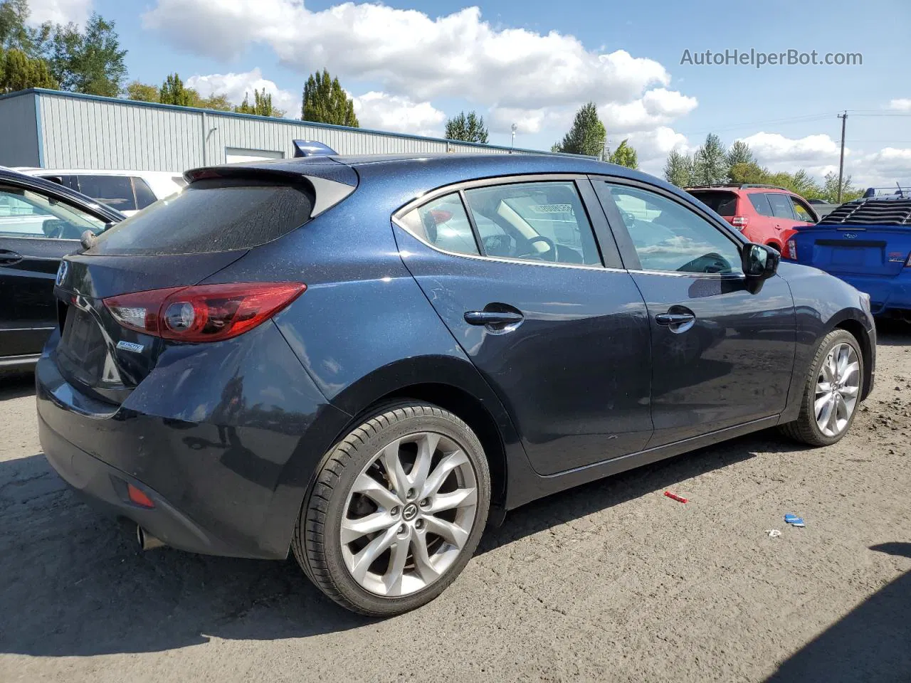 2014 Mazda 3 Touring Blue vin: JM1BM1L32E1213509