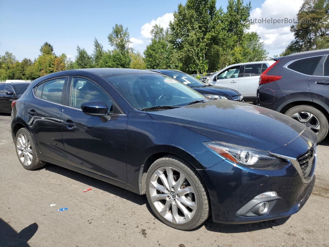 2014 Mazda 3 Touring Blue vin: JM1BM1L32E1213509