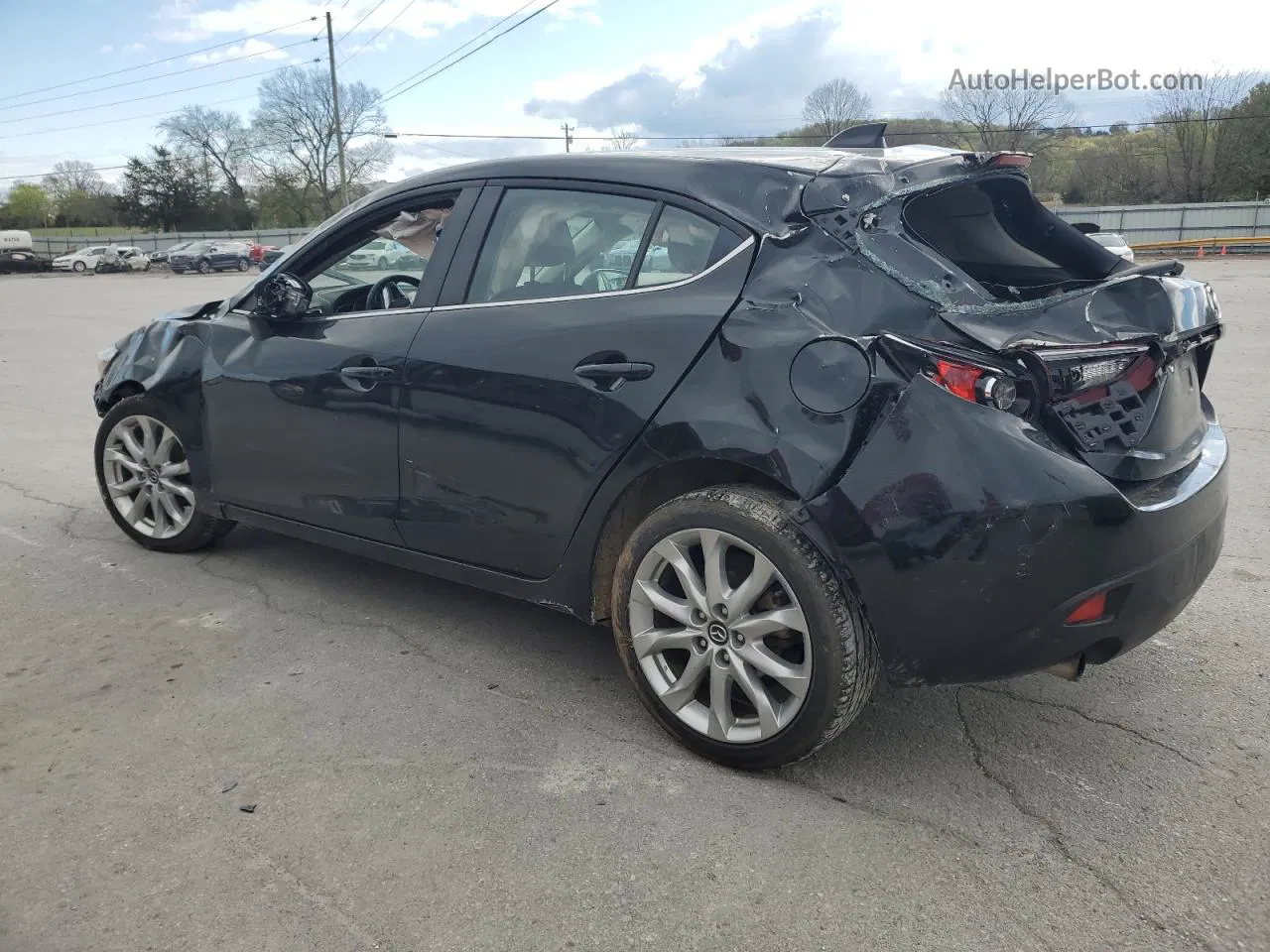 2014 Mazda 3 Touring Black vin: JM1BM1L35E1198438