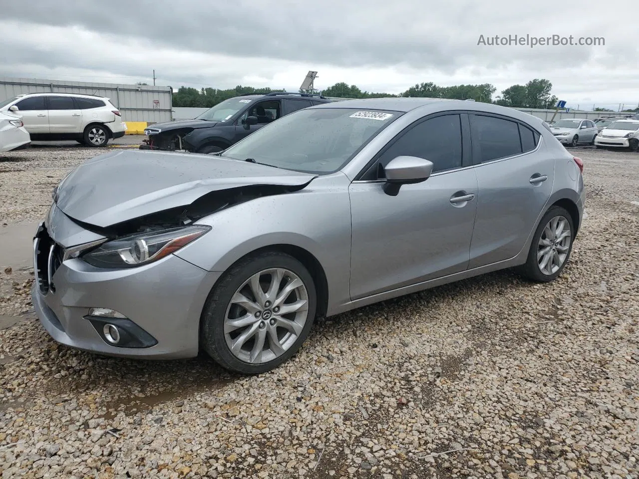 2014 Mazda 3 Touring Silver vin: JM1BM1L36E1140810