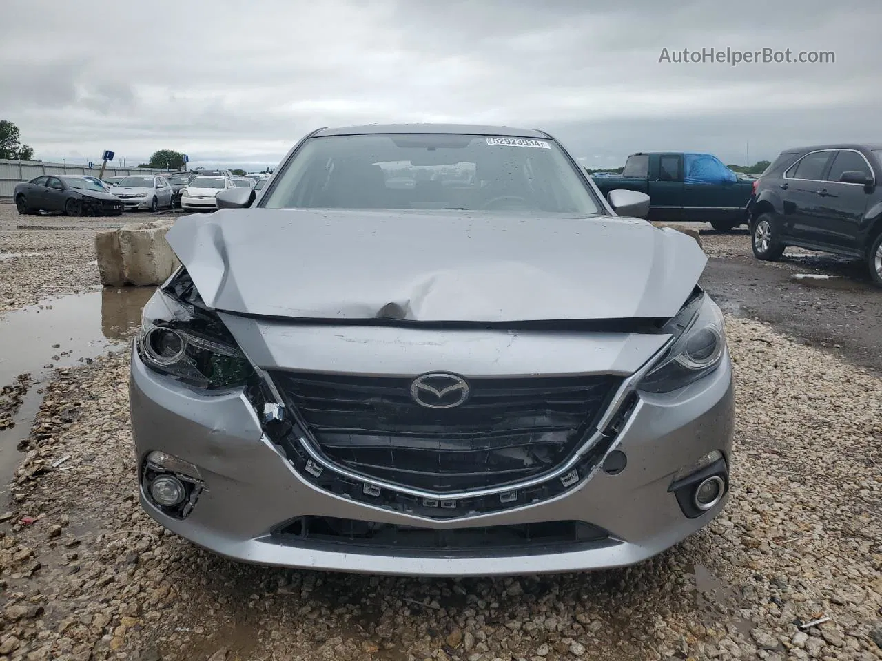 2014 Mazda 3 Touring Silver vin: JM1BM1L36E1140810