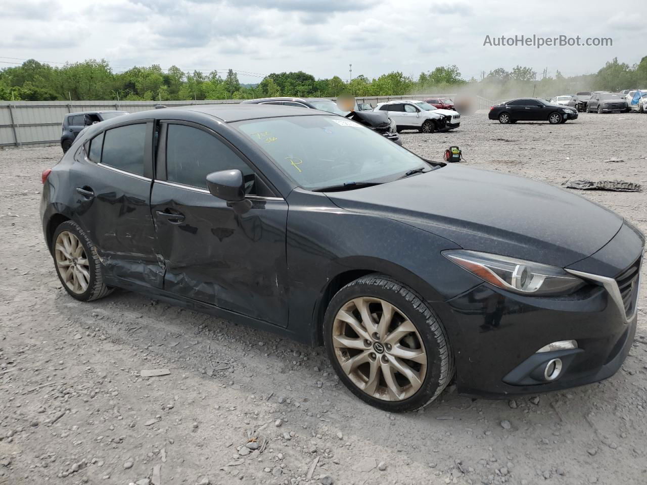 2014 Mazda 3 Touring Черный vin: JM1BM1L37E1201629