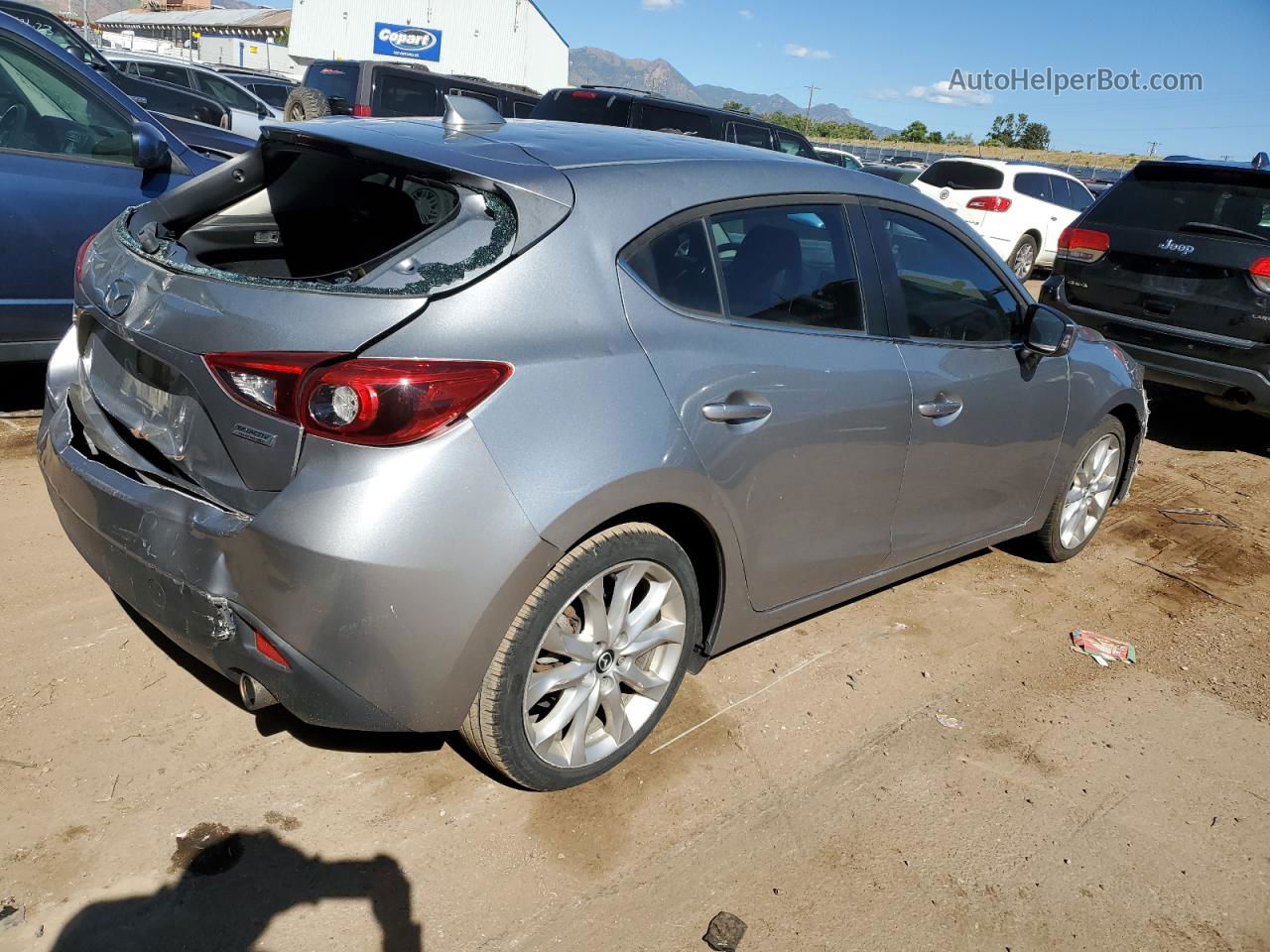 2014 Mazda 3 Touring Silver vin: JM1BM1L39E1187684