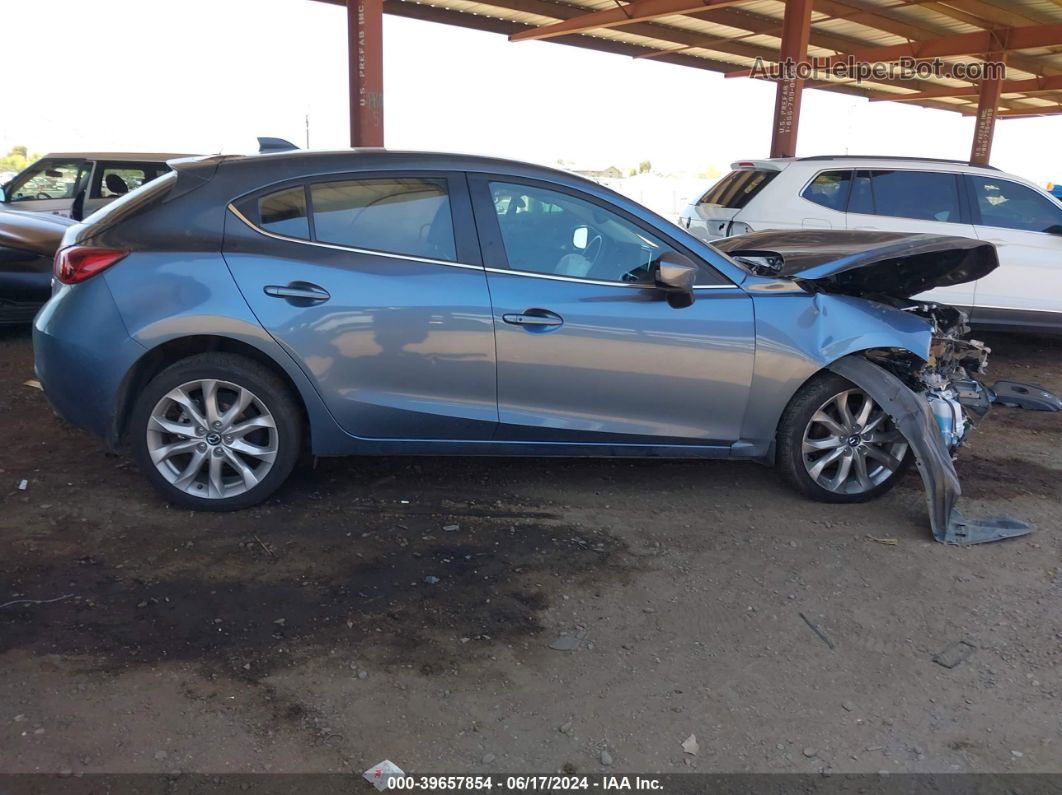 2014 Mazda Mazda3 S Touring Light Blue vin: JM1BM1L3XE1209742