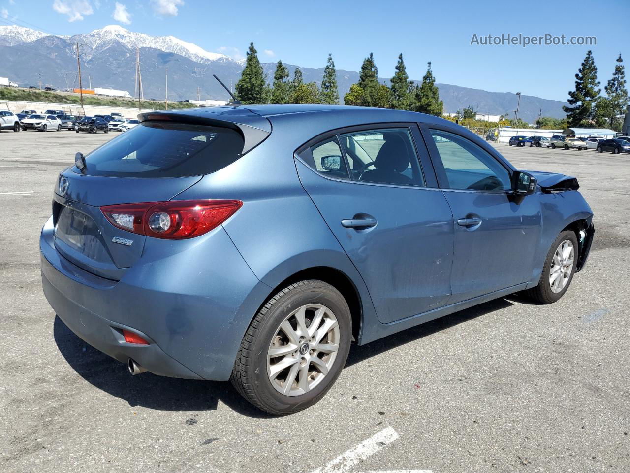 2014 Mazda 3 Touring Blue vin: JM1BM1L70E1207775