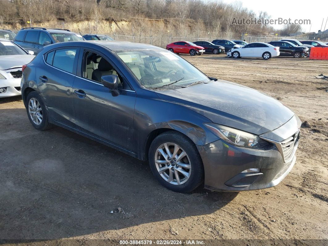 2014 Mazda Mazda3 I Touring Gray vin: JM1BM1L71E1136148