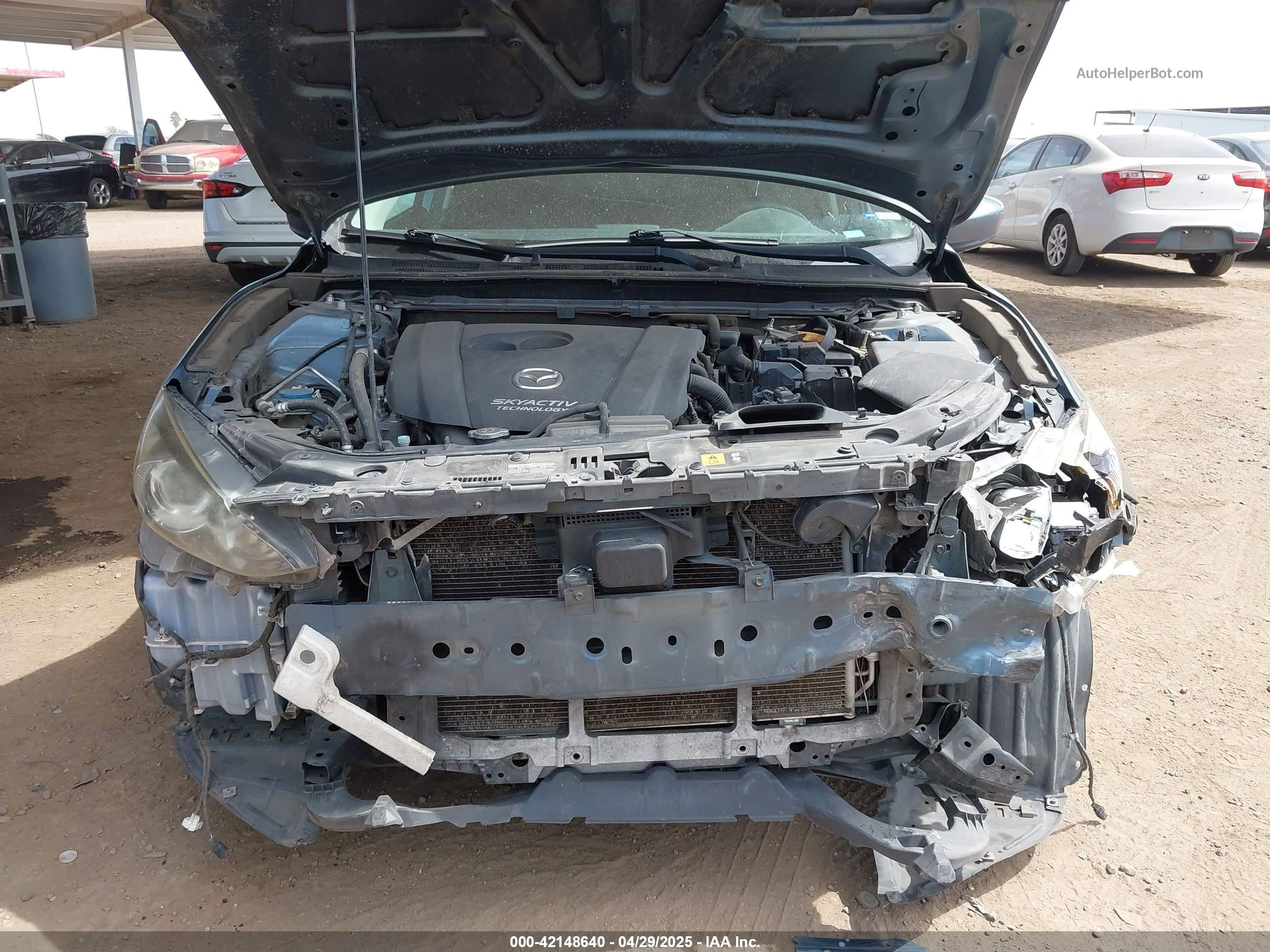 2014 Mazda Mazda3 I Touring Light Blue vin: JM1BM1L71E1151538