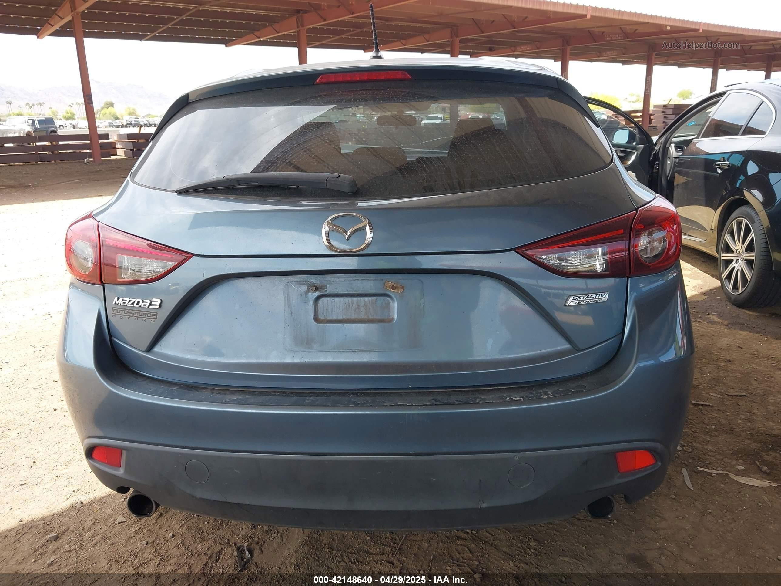 2014 Mazda Mazda3 I Touring Light Blue vin: JM1BM1L71E1151538