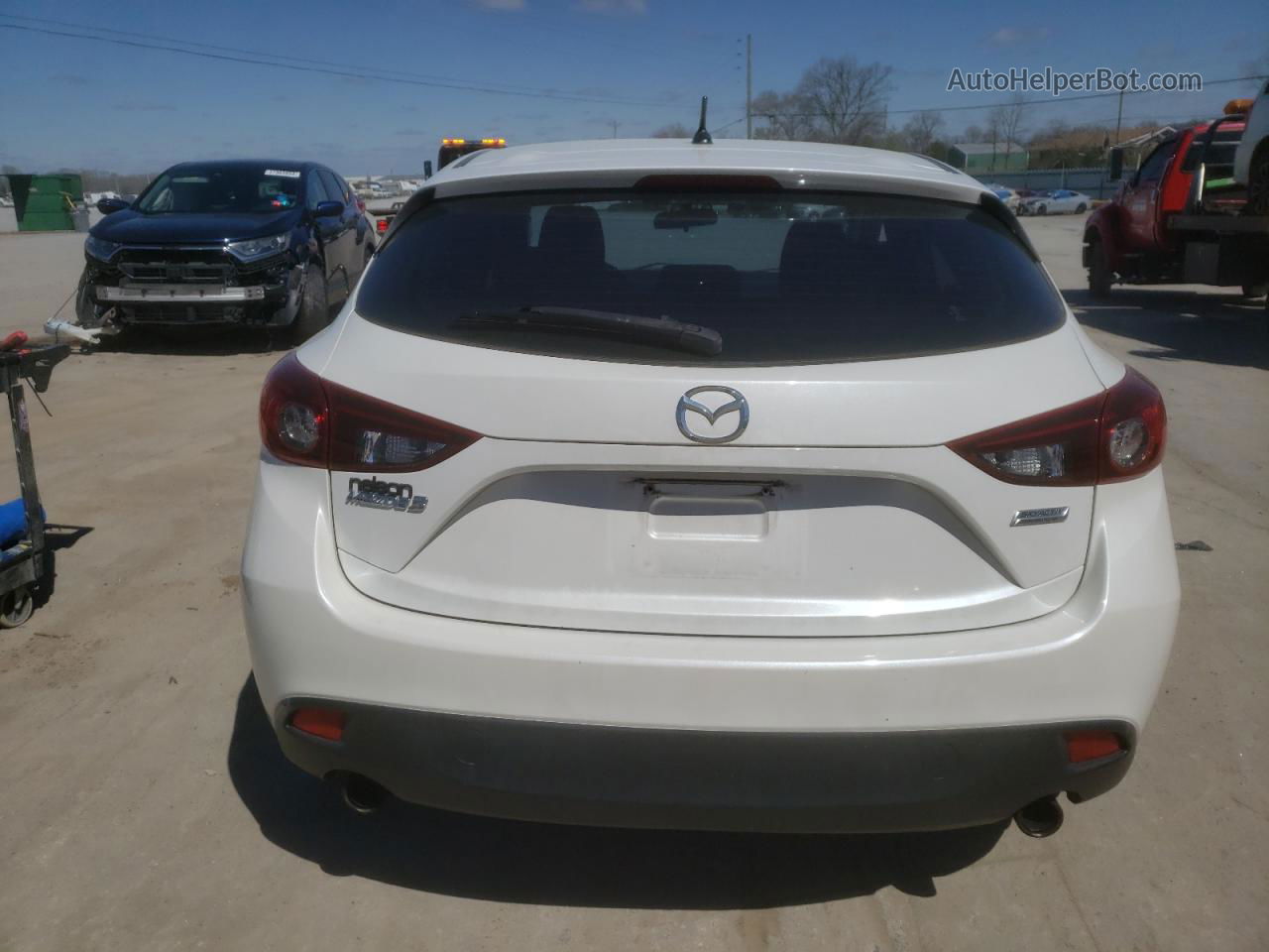 2014 Mazda 3 Touring Белый vin: JM1BM1L71E1161583