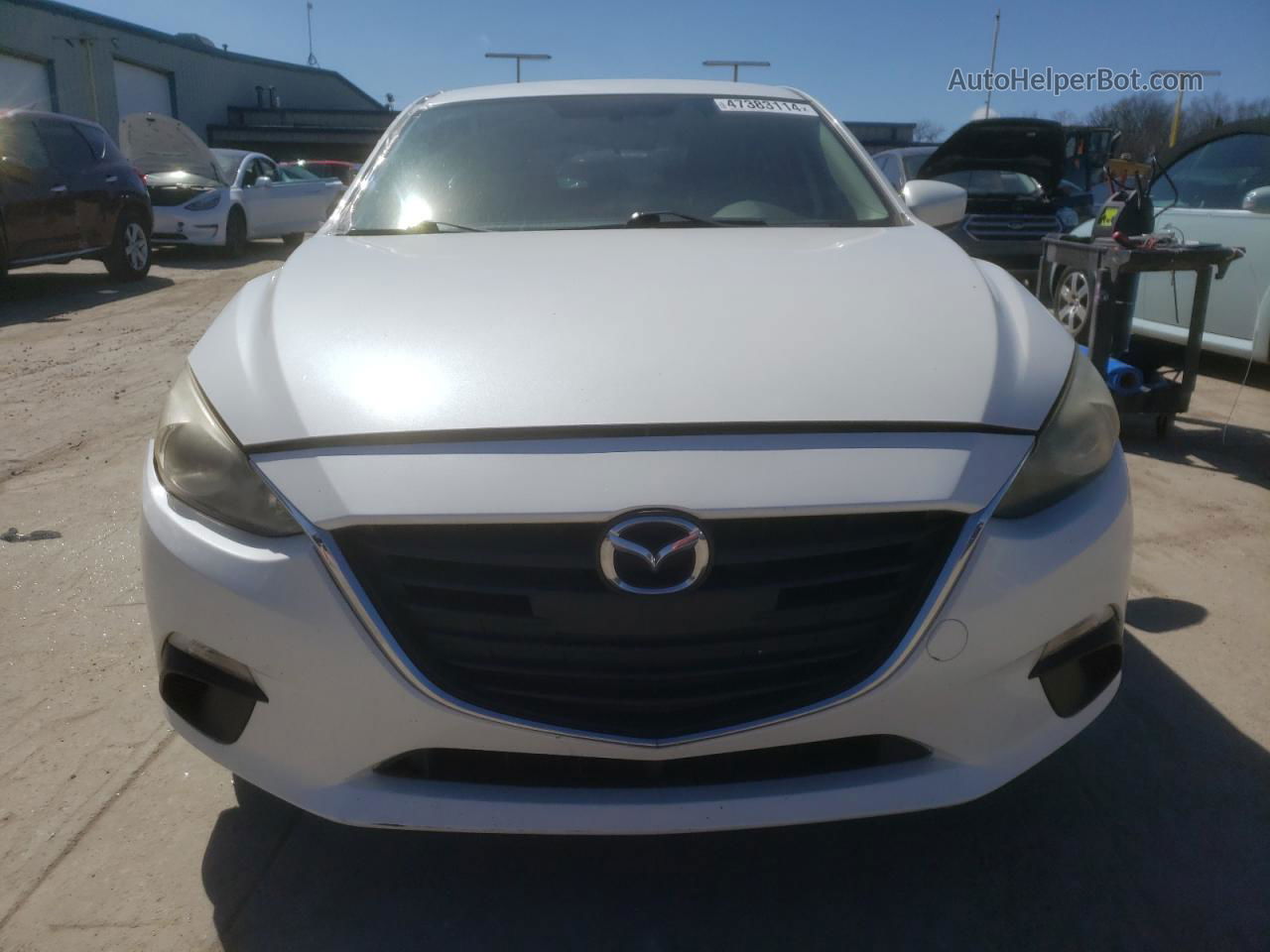 2014 Mazda 3 Touring Белый vin: JM1BM1L71E1161583