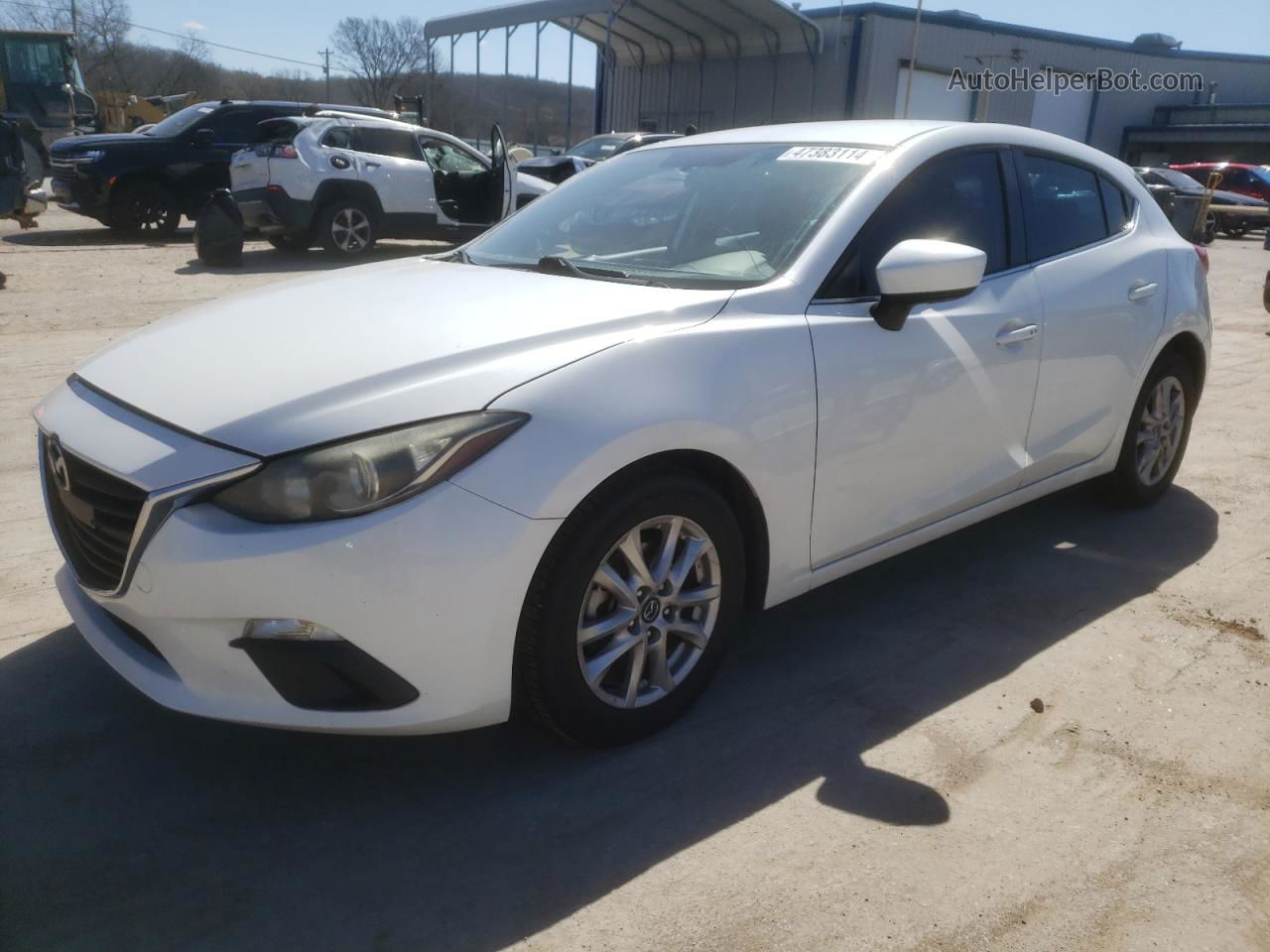 2014 Mazda 3 Touring White vin: JM1BM1L71E1161583