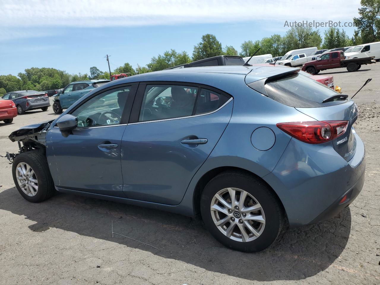 2015 Mazda 3 Touring Blue vin: JM1BM1L71F1237983