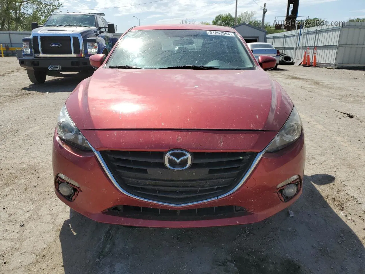 2015 Mazda 3 Touring Red vin: JM1BM1L71F1238793