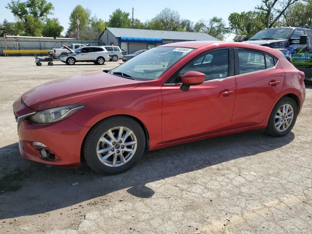 2015 Mazda 3 Touring Red vin: JM1BM1L71F1238793