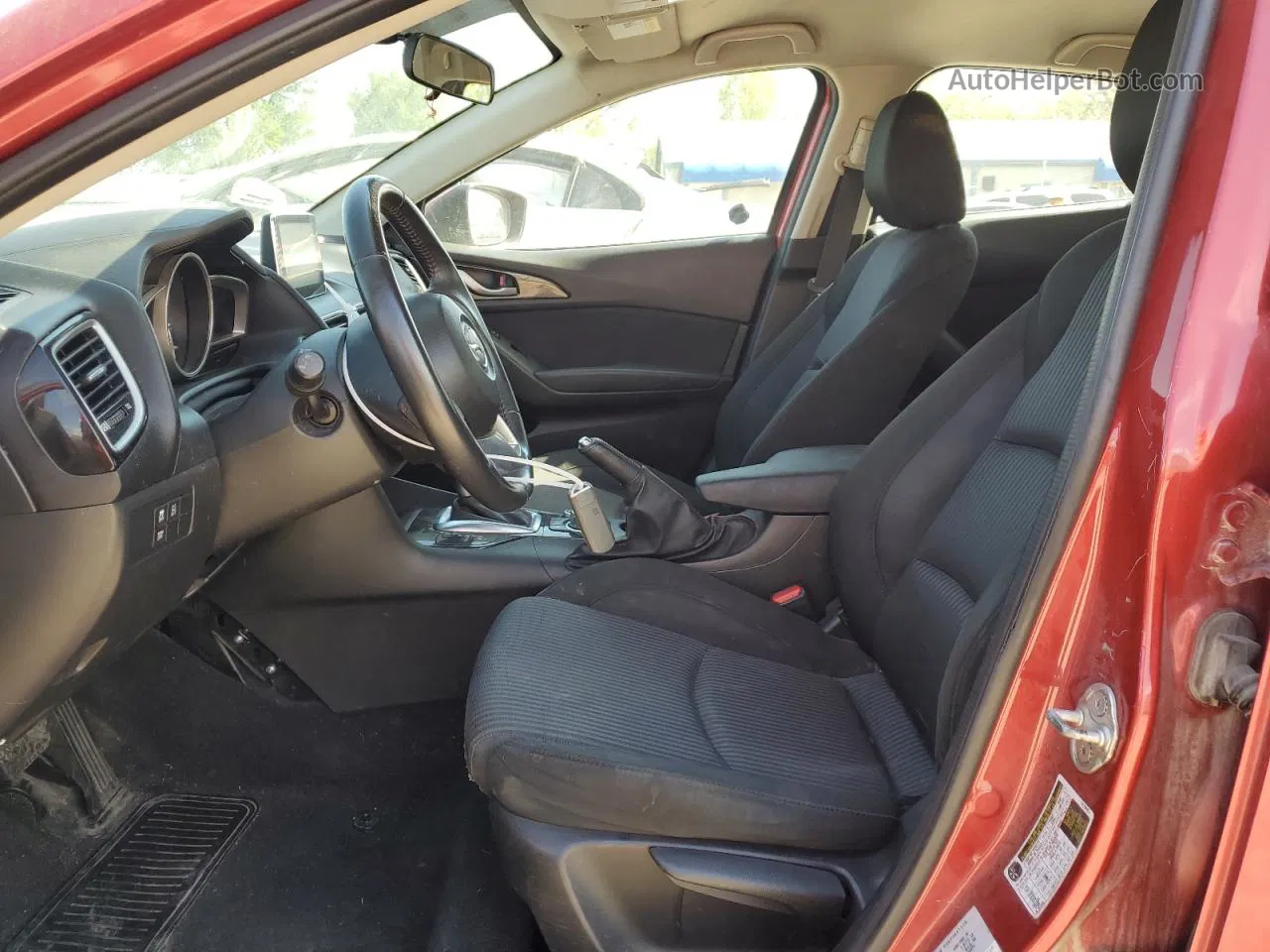 2015 Mazda 3 Touring Red vin: JM1BM1L71F1238793