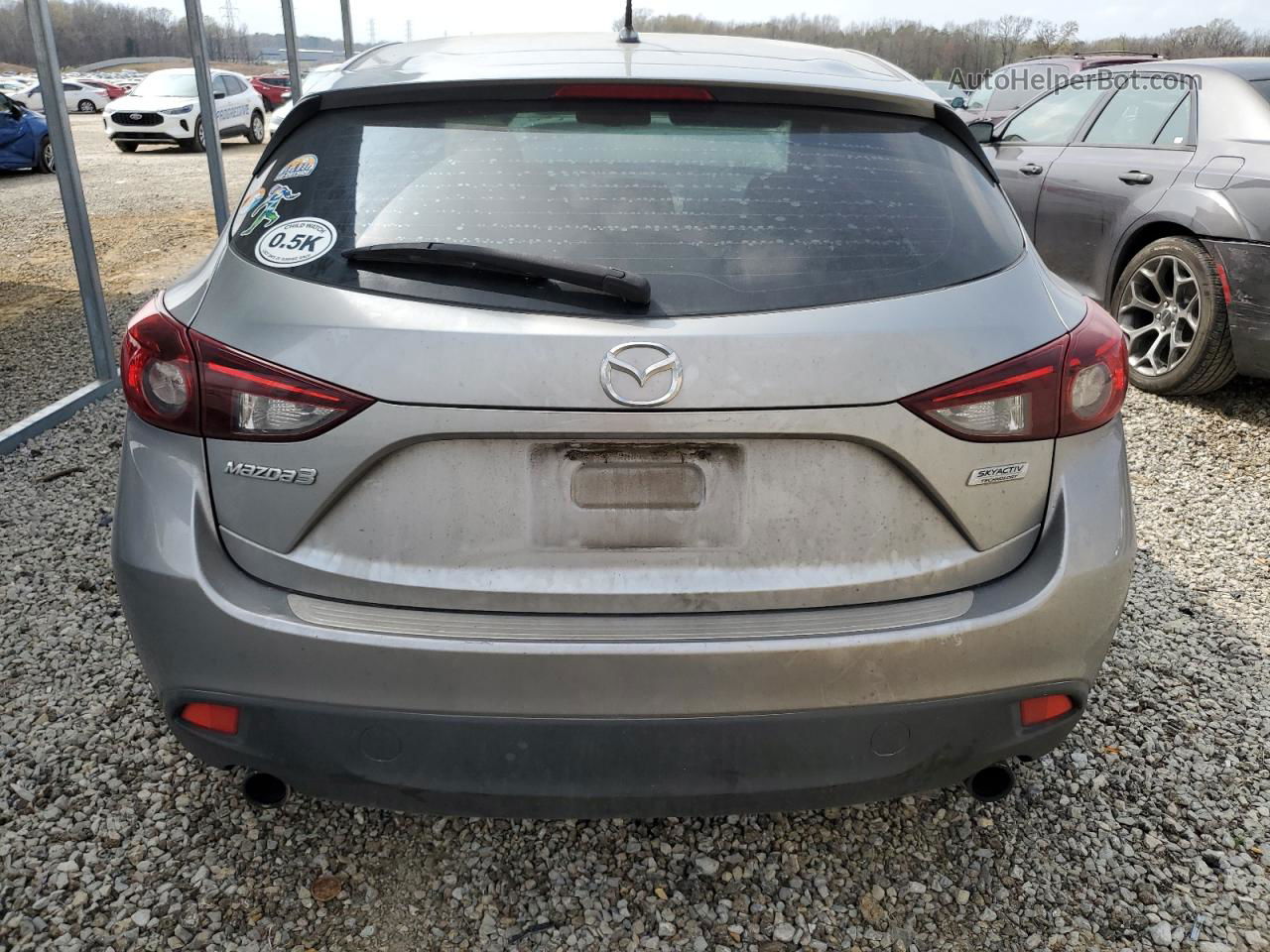 2014 Mazda 3 Touring Gray vin: JM1BM1L72E1185018