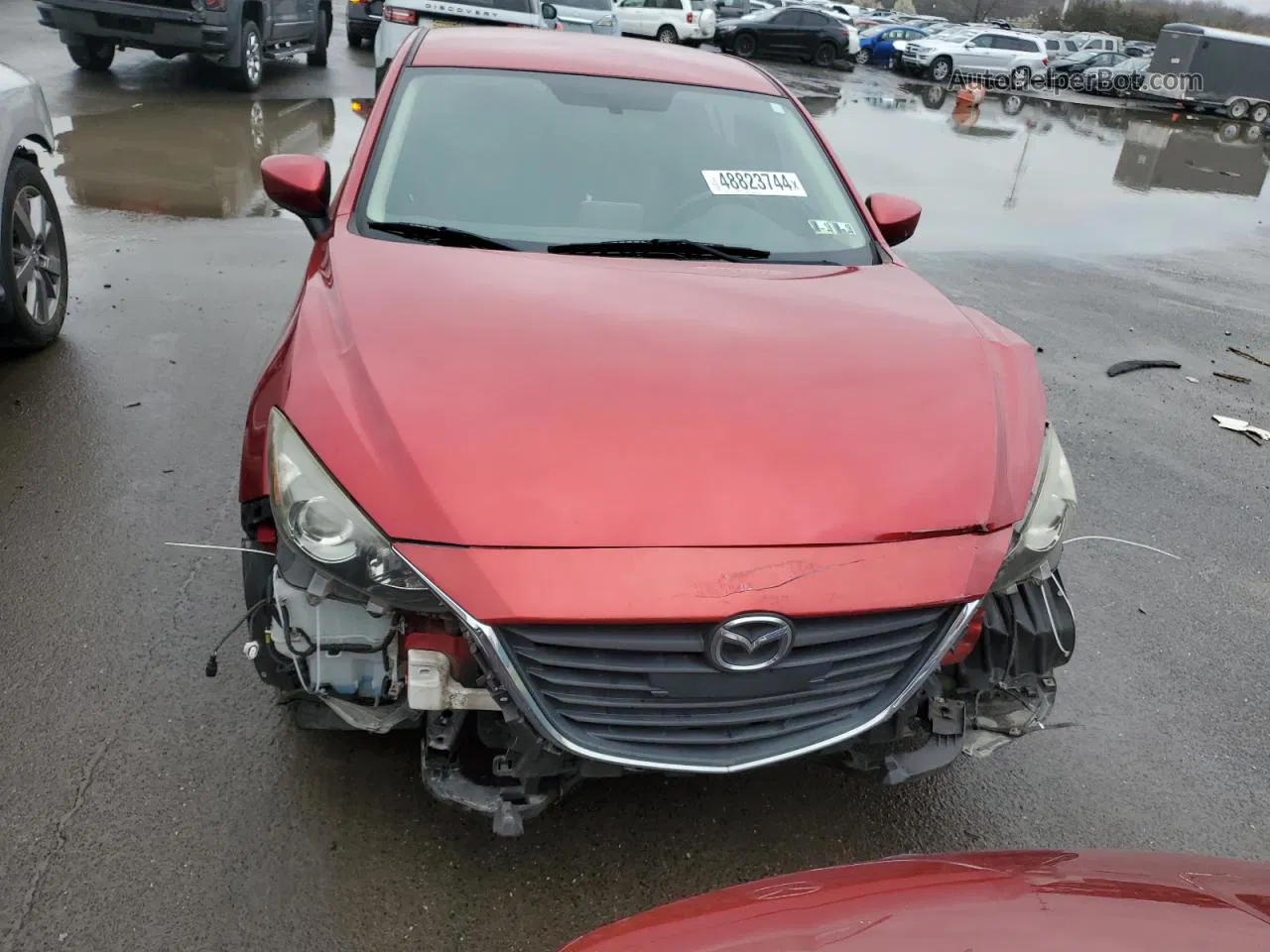 2014 Mazda 3 Touring Red vin: JM1BM1L72E1189571