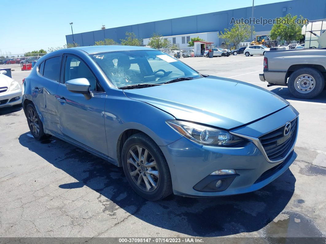 2016 Mazda Mazda3 I Touring Light Blue vin: JM1BM1L72G1331694