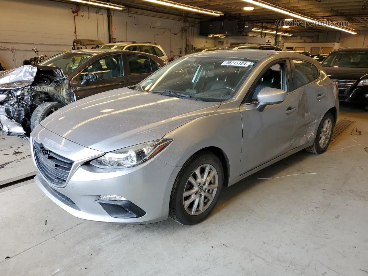 2014 Mazda 3 Touring Gray vin: JM1BM1L73E1129198