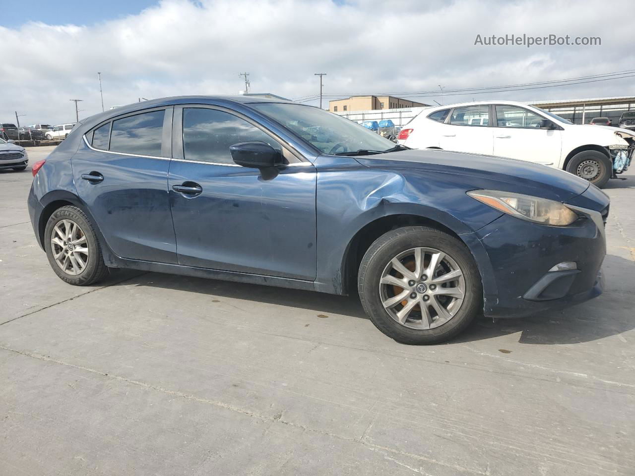 2014 Mazda 3 Touring Blue vin: JM1BM1L73E1190468