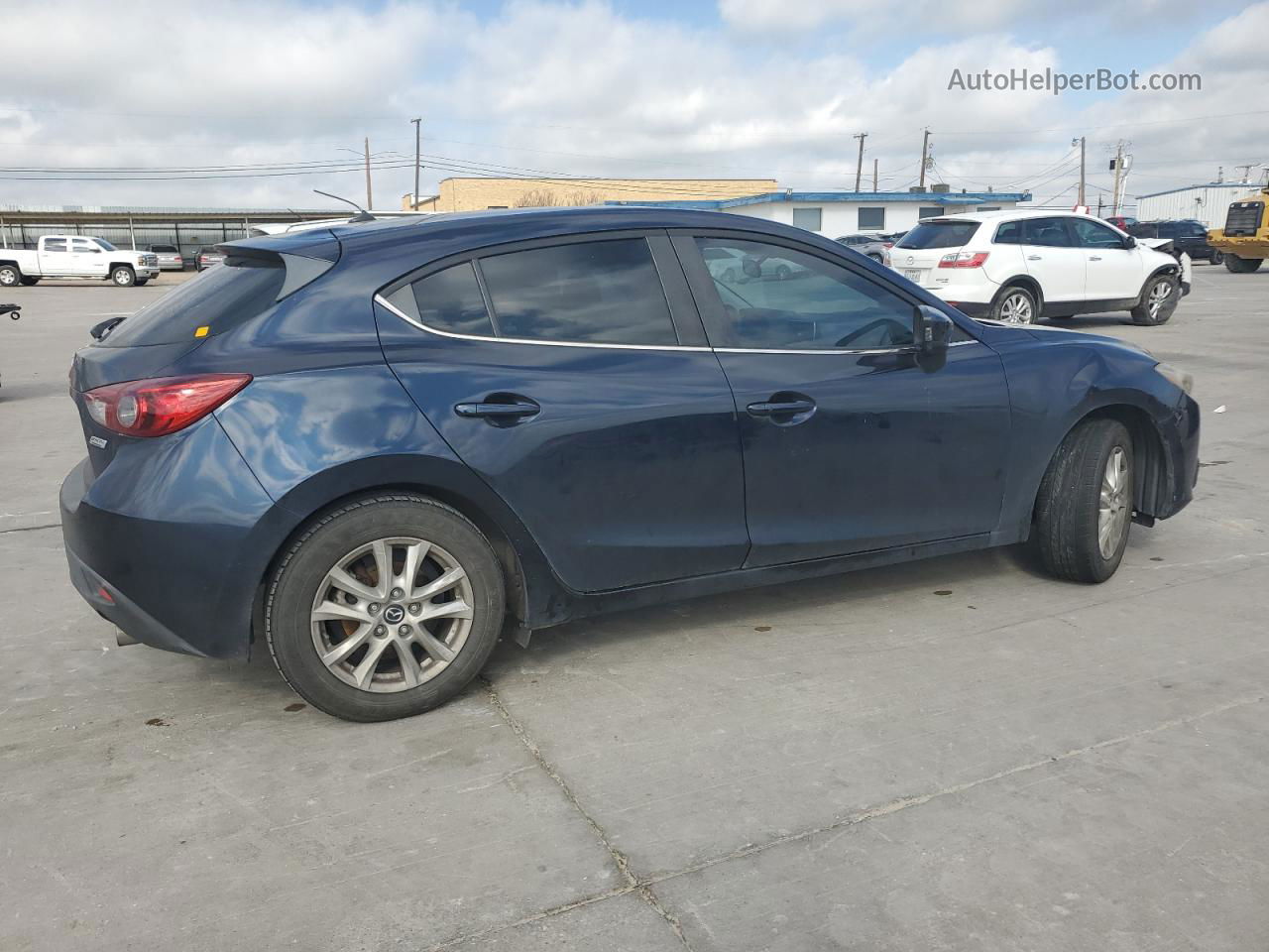 2014 Mazda 3 Touring Blue vin: JM1BM1L73E1190468