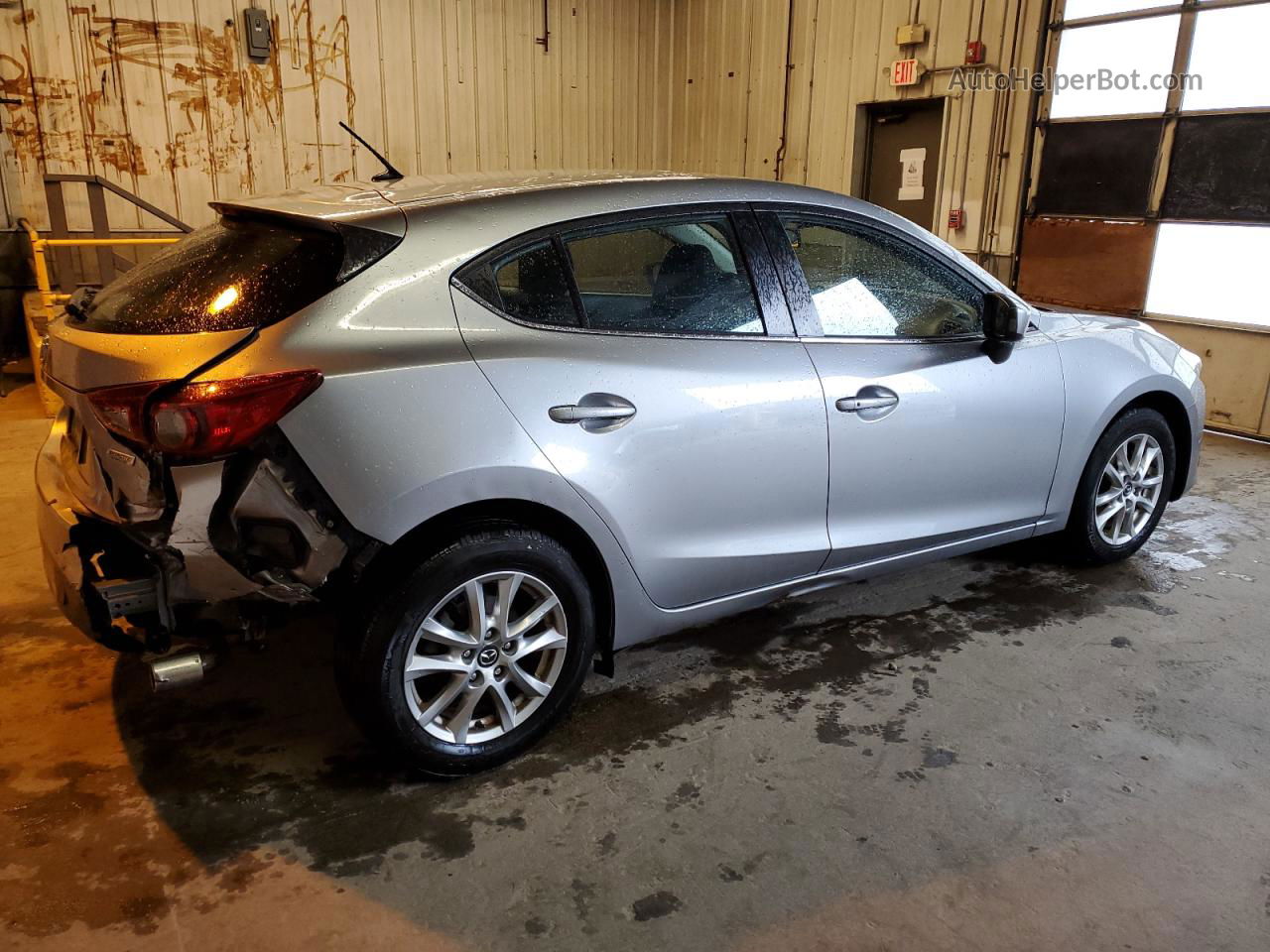 2014 Mazda 3 Touring Silver vin: JM1BM1L74E1108067