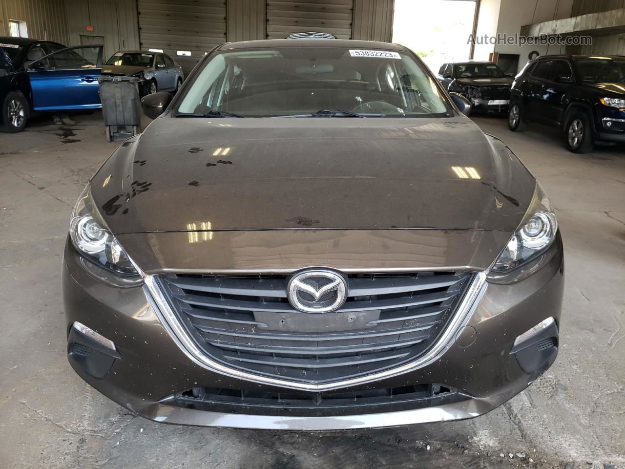 2014 Mazda 3 Touring Gray vin: JM1BM1L76E1126618