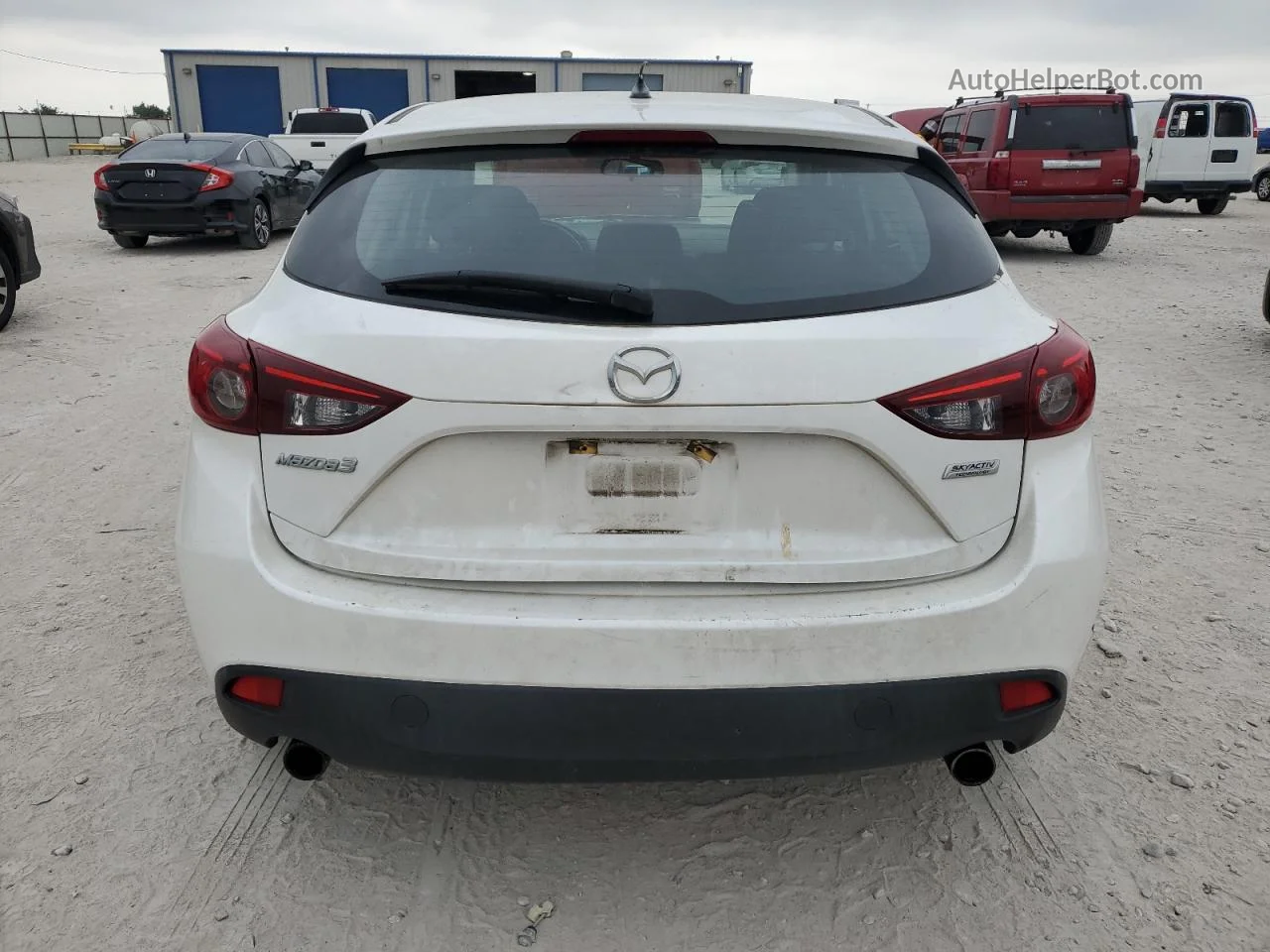 2014 Mazda 3 Touring White vin: JM1BM1L76E1149204