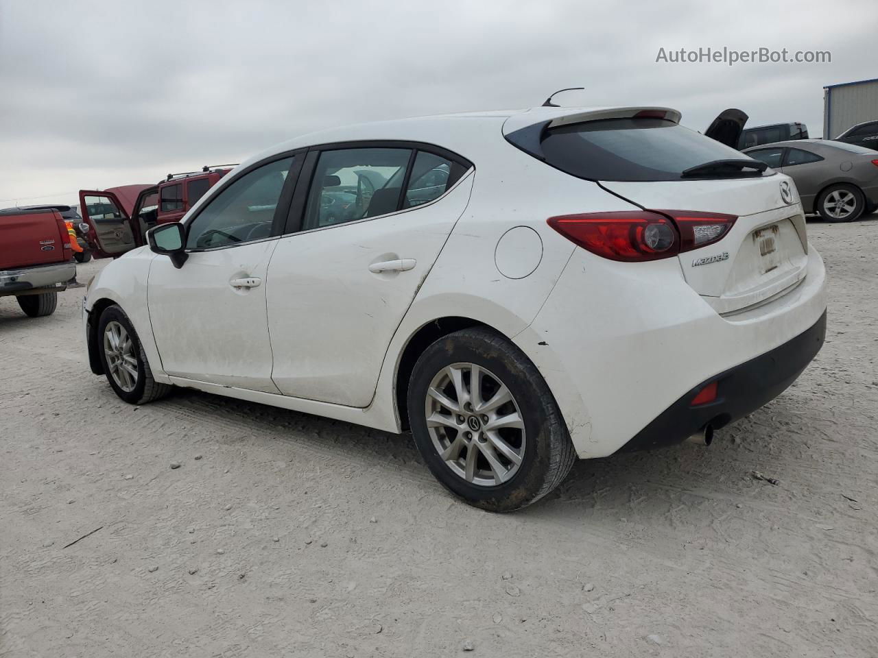 2014 Mazda 3 Touring White vin: JM1BM1L76E1149204