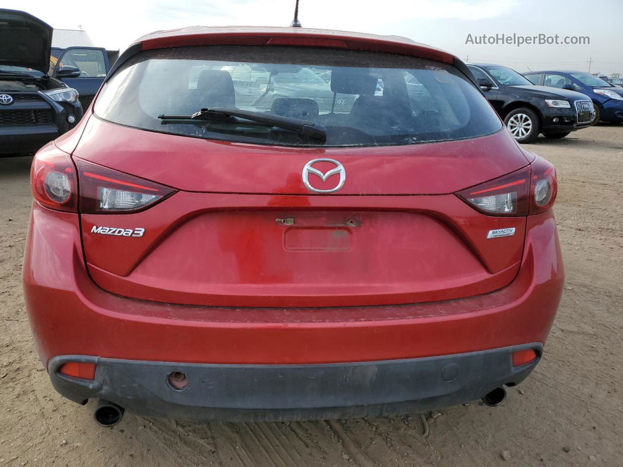 2014 Mazda 3 Touring Red vin: JM1BM1L77E1100819