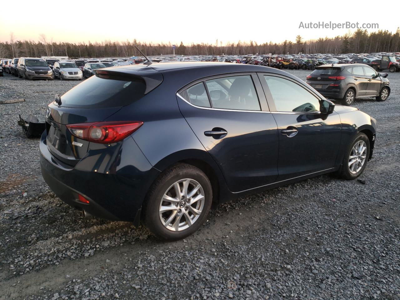 2014 Mazda 3 Touring Blue vin: JM1BM1L78E1136261