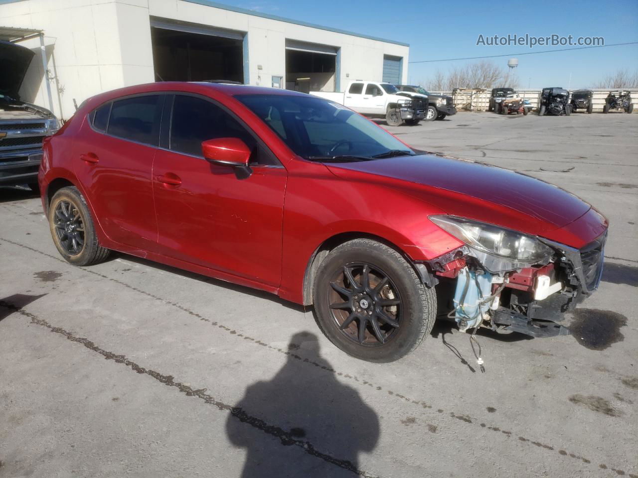 2014 Mazda 3 Touring Красный vin: JM1BM1L78E1203795