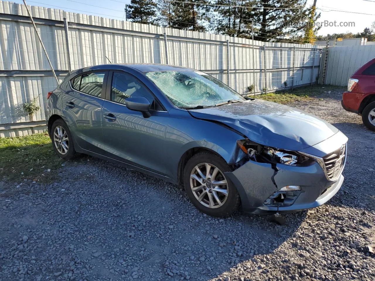 2014 Mazda 3 Touring Blue vin: JM1BM1L78E1216661