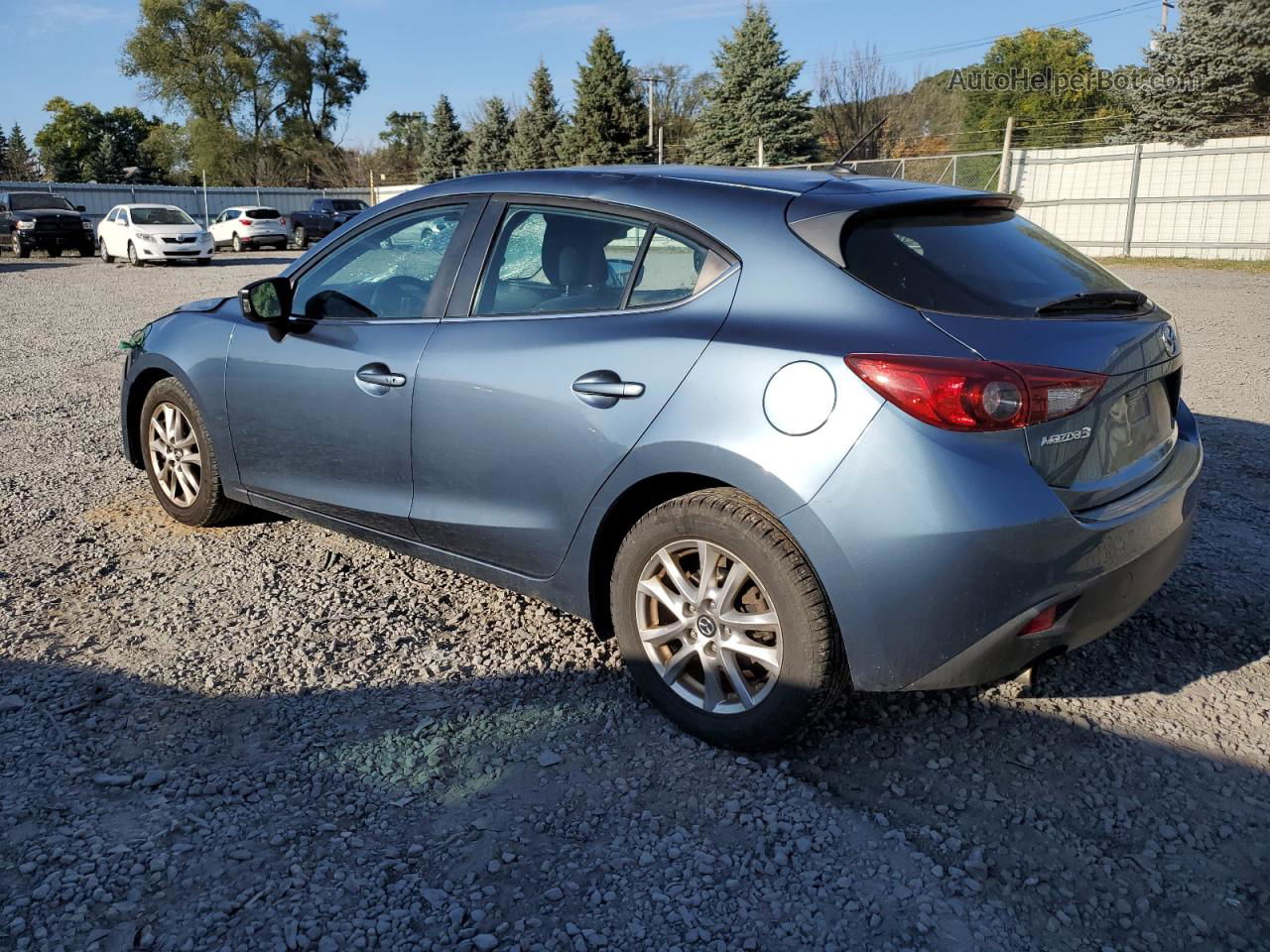 2014 Mazda 3 Touring Синий vin: JM1BM1L78E1216661