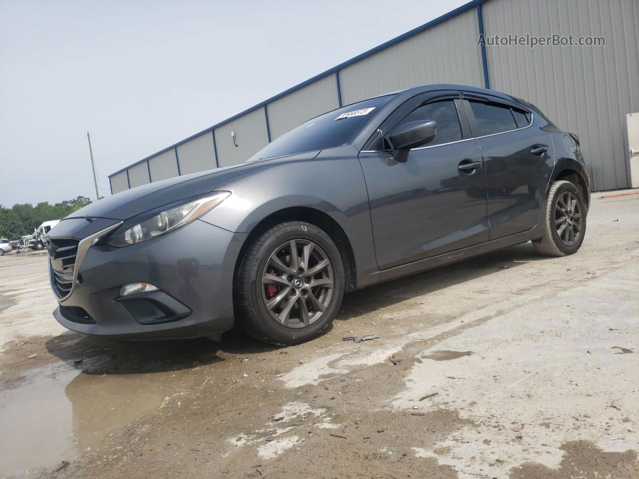 2014 Mazda 3 Touring Gray vin: JM1BM1L79E1156566