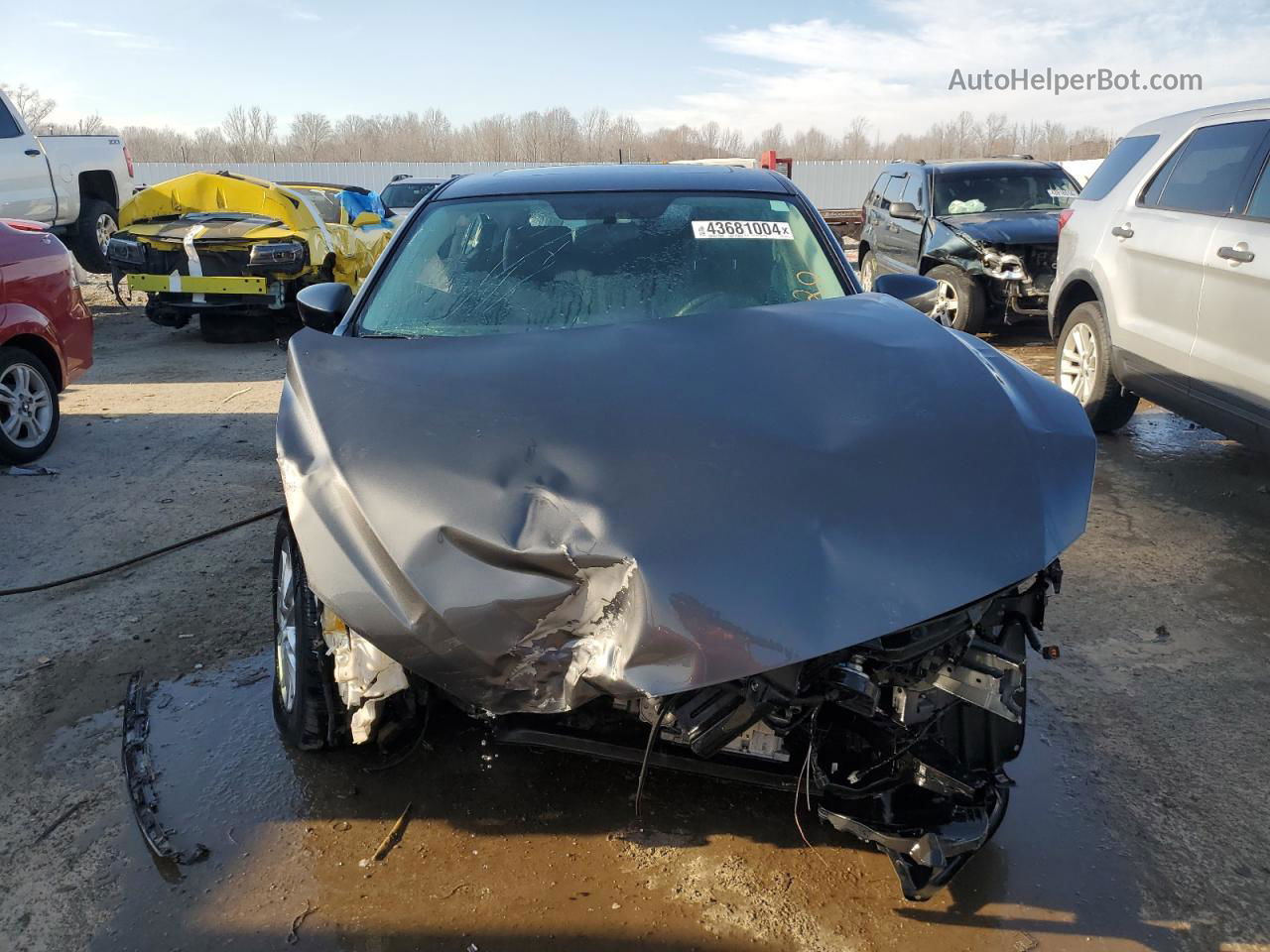 2014 Mazda 3 Touring Gray vin: JM1BM1L79E1187283