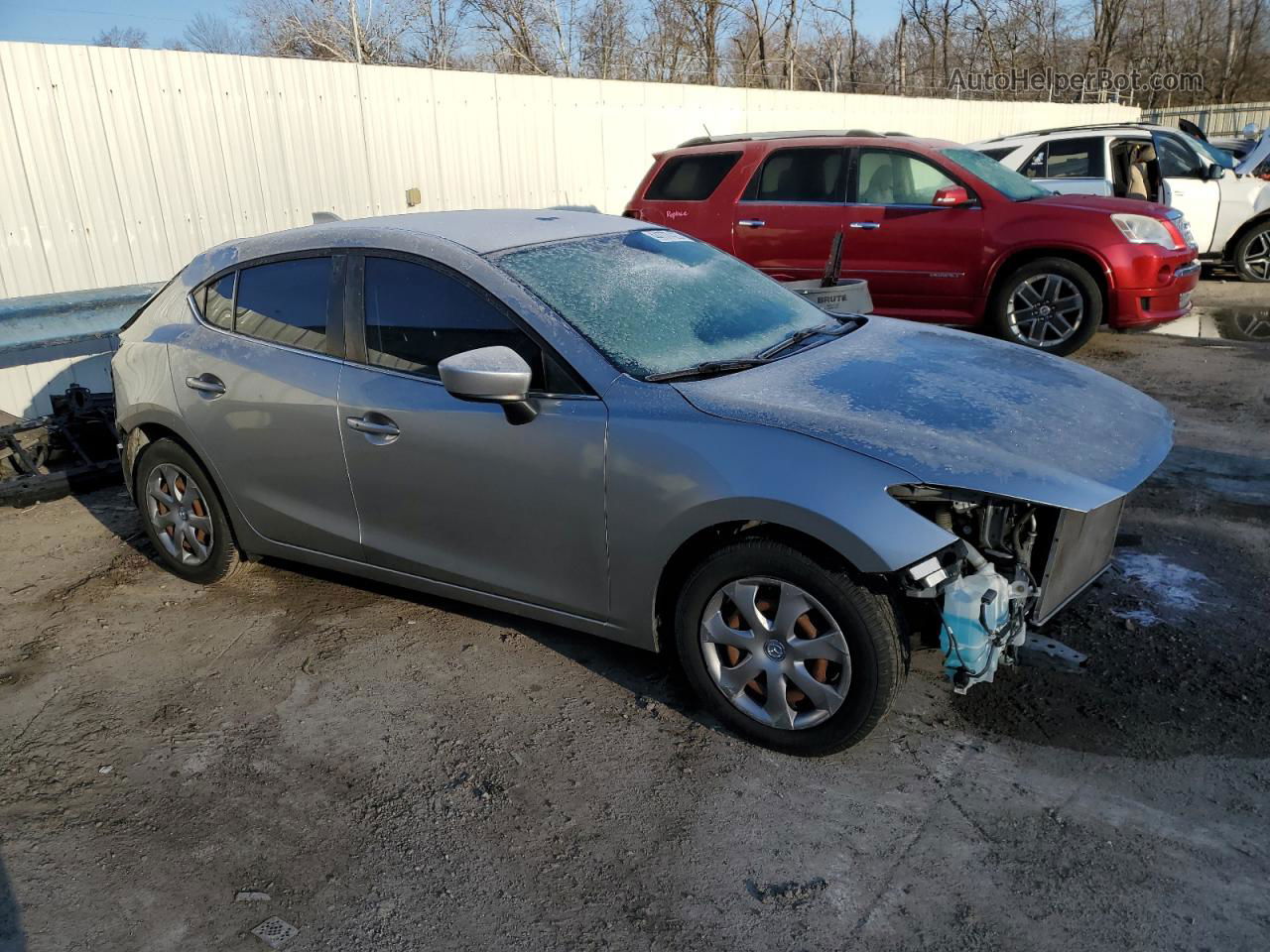 2014 Mazda 3 Touring Silver vin: JM1BM1L79E1207306