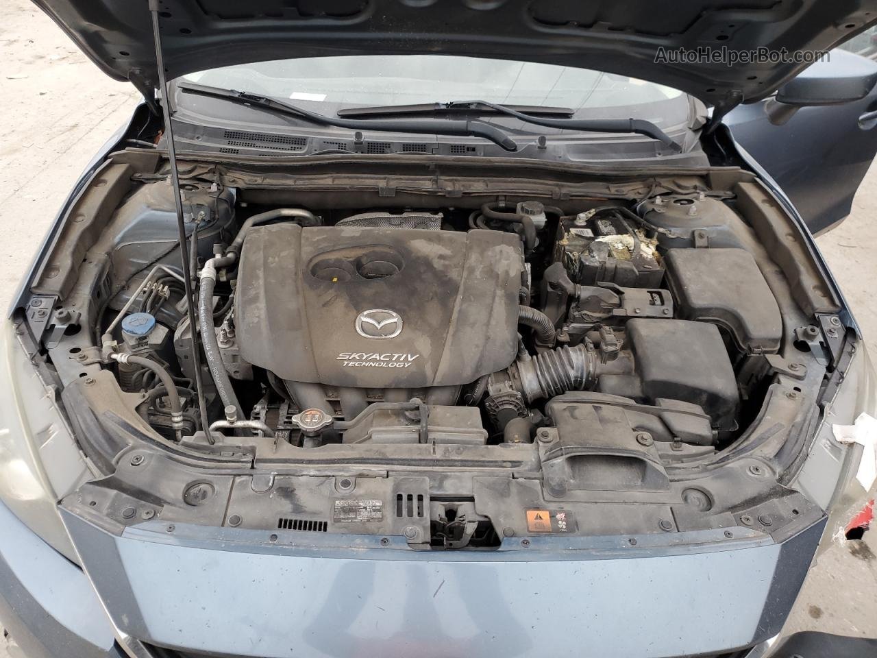 2015 Mazda 3 Touring Синий vin: JM1BM1L79F1223748