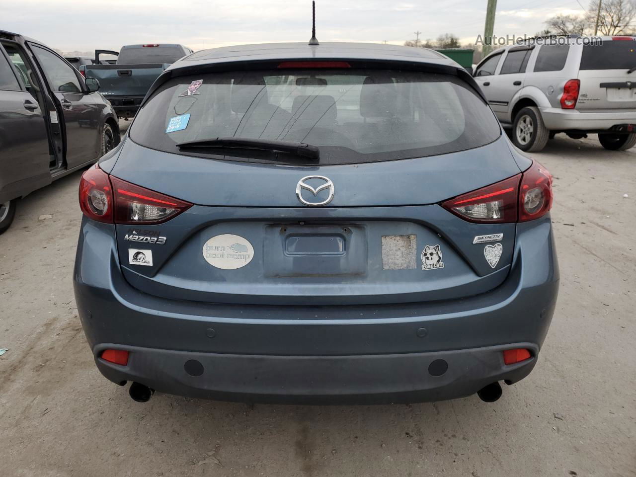 2015 Mazda 3 Touring Blue vin: JM1BM1L79F1223748